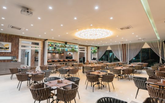 Dining Area of Zaffiro Restaurant